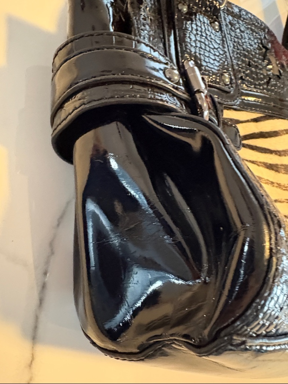 Nine West Zebra Purse - Picture 4 of 11